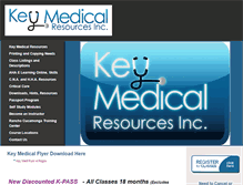Tablet Screenshot of keymedinfo.com